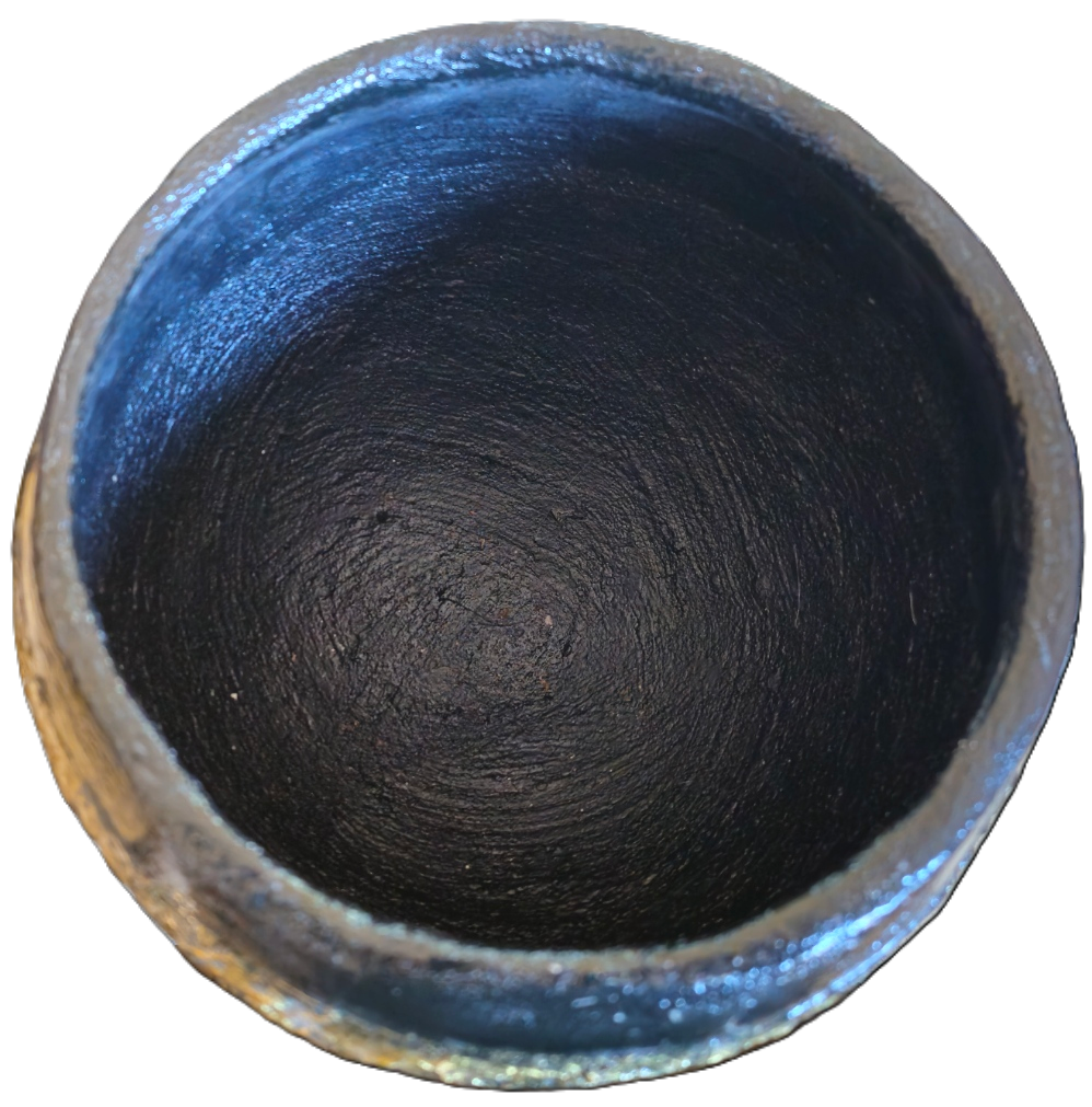 Large Three-Quarter Textured Orb Planter - Made to Order