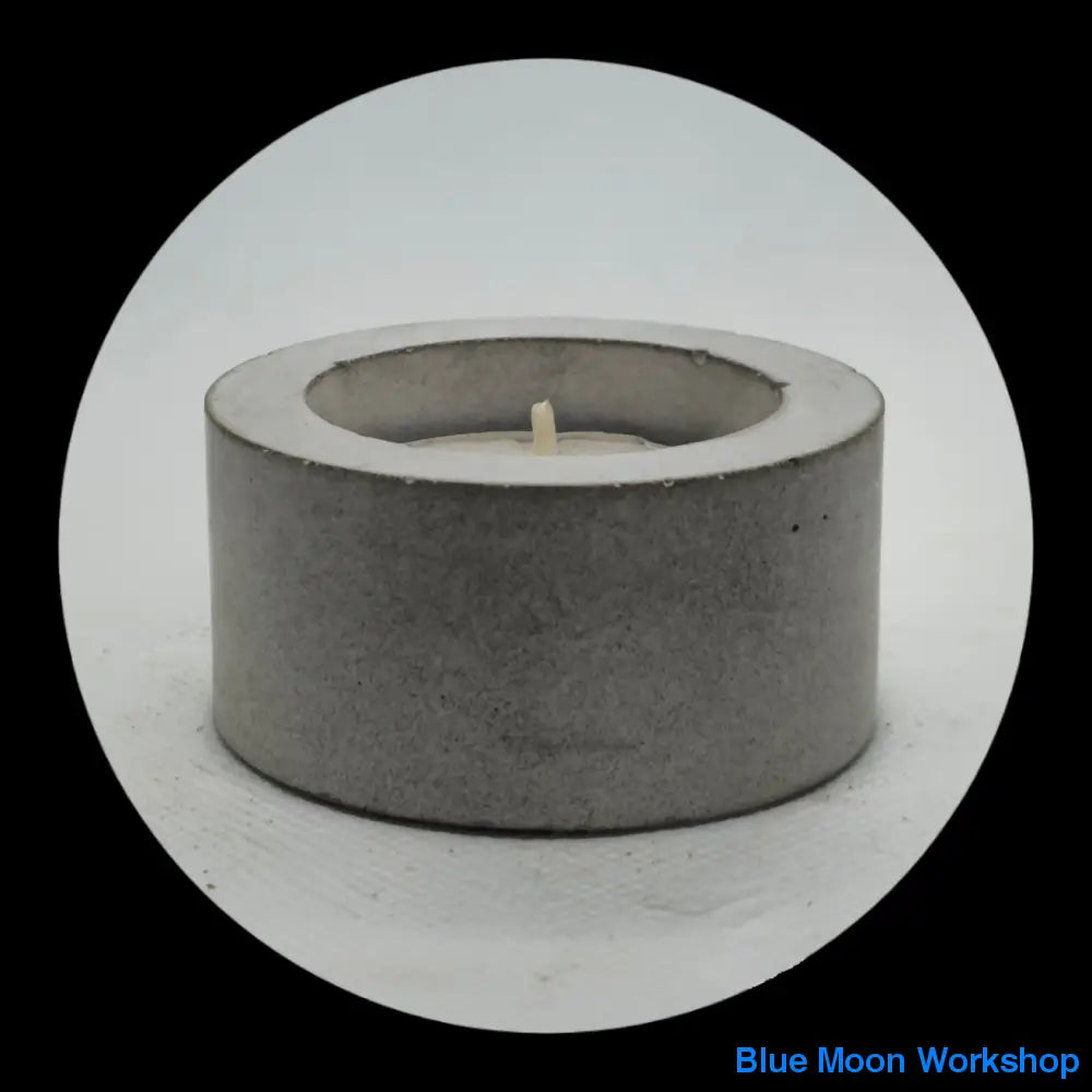 Small Round Tea Light Holder Select To Be Painted Order - Refer Colours Guide Below / No Finish Not