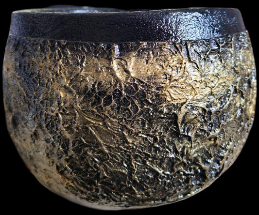 Large Three-Quarter Textured Orb Planter - Made to Order