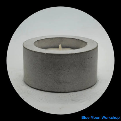 Small Round Tea Light Holder Select To Be Painted Order - Refer Colours Guide Below / No Finish Not